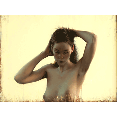 Daniel Sprick, Nude with Hand in Hair