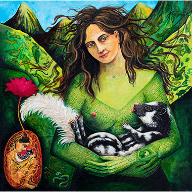 Irene Hardwicke Olivieri, Supper for the spotted skunk