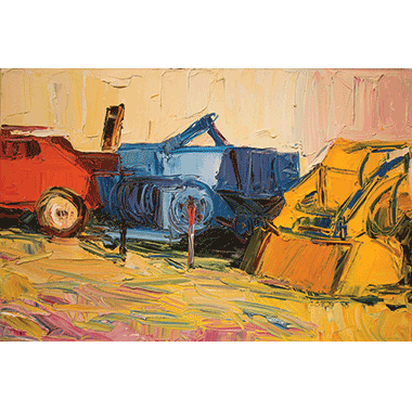 Louisa McElwain, Big Red, Blue and Yellow