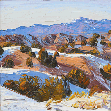 Louisa McElwain, High Desert, Winter Afternoon